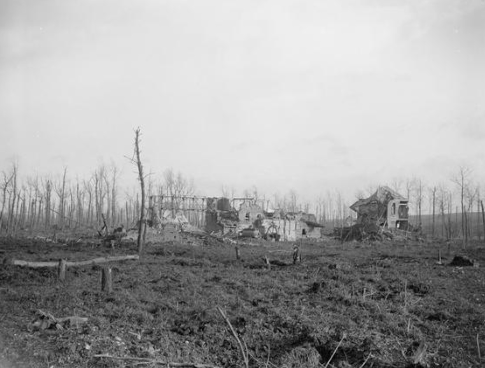 The Beaucourt mill following its capture
