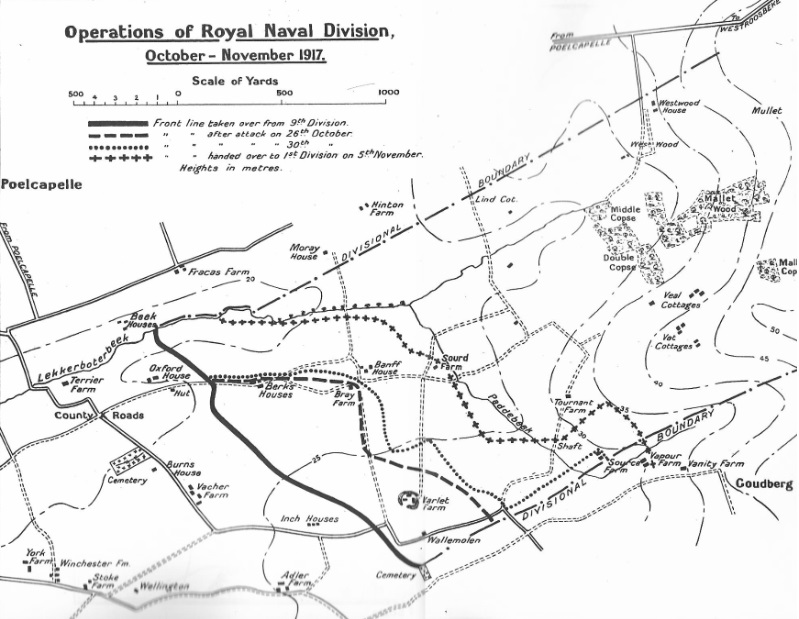 Royal Naval Division .info The advance of the RND at Passchendaele