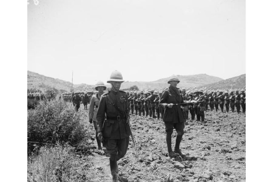 Royal Naval Division .info Sir Ian Hamilton inspects Howe Battalion