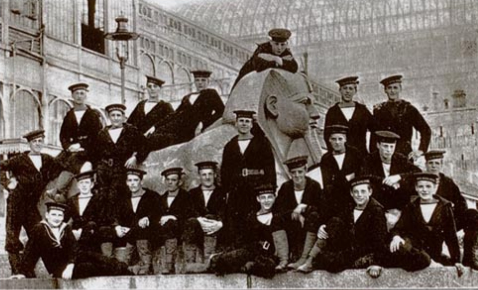 Royal Naval Division .info Souvenir photograph at HMS Crystal Palace